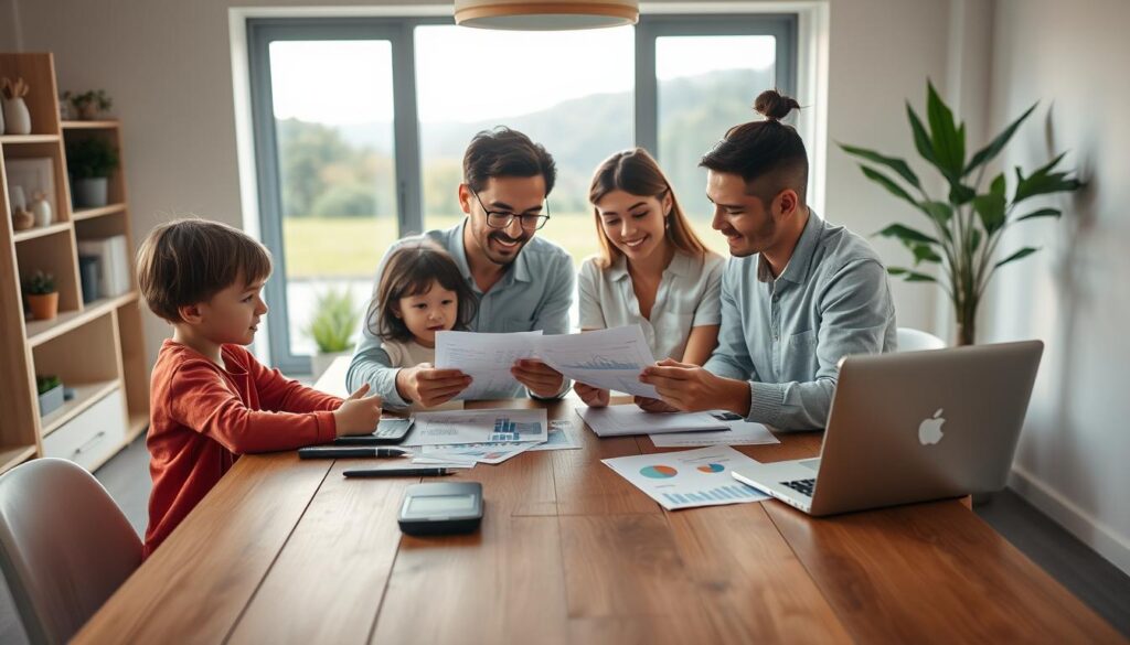 gestão de finanças familiares